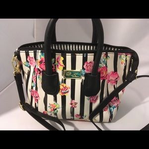 Betsy Johnson Floral crossbody satchel